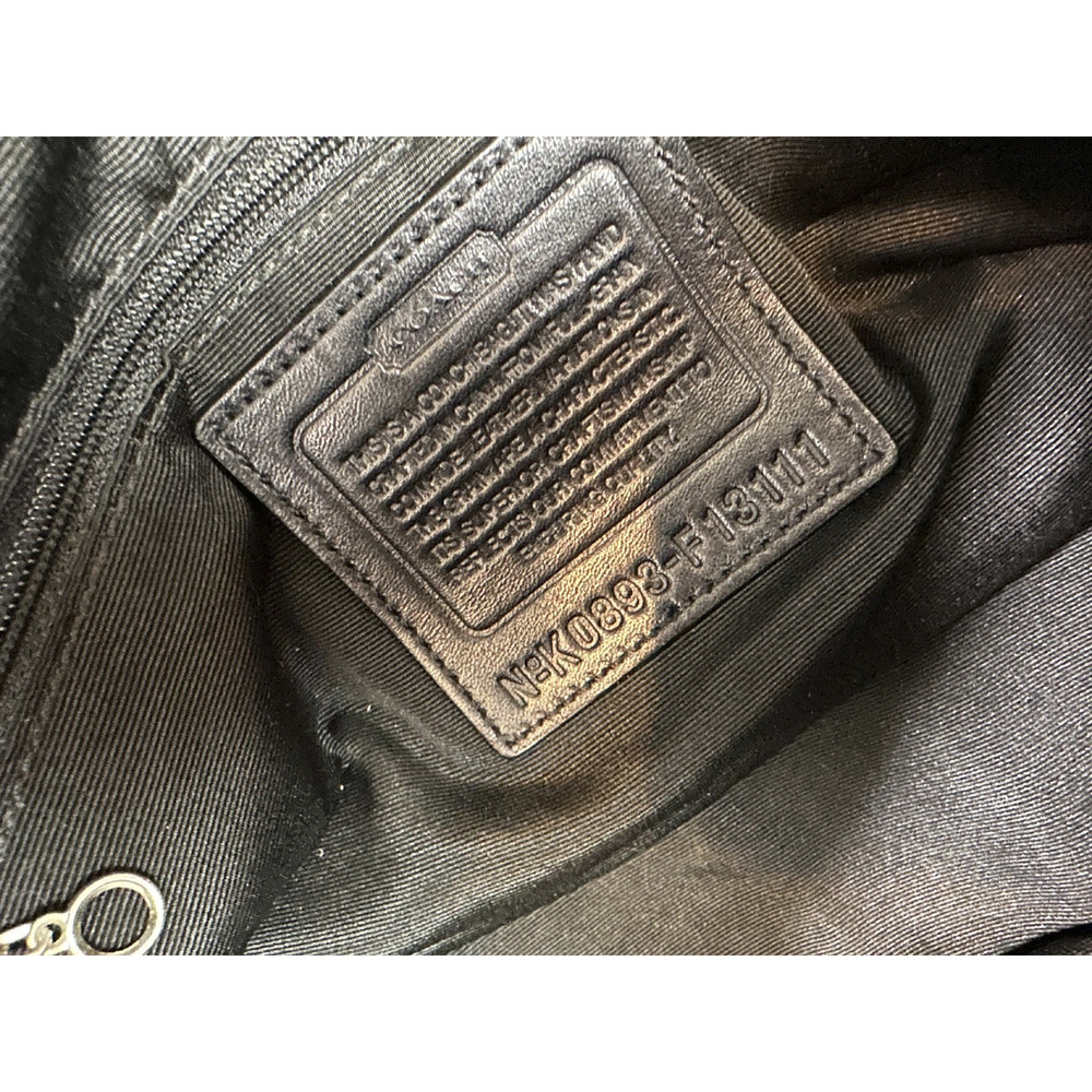 Coach Soho Courtney Buckle Domed Leather Shoulder Bag Flap Fold Over Satchel - Picture 9 of 16